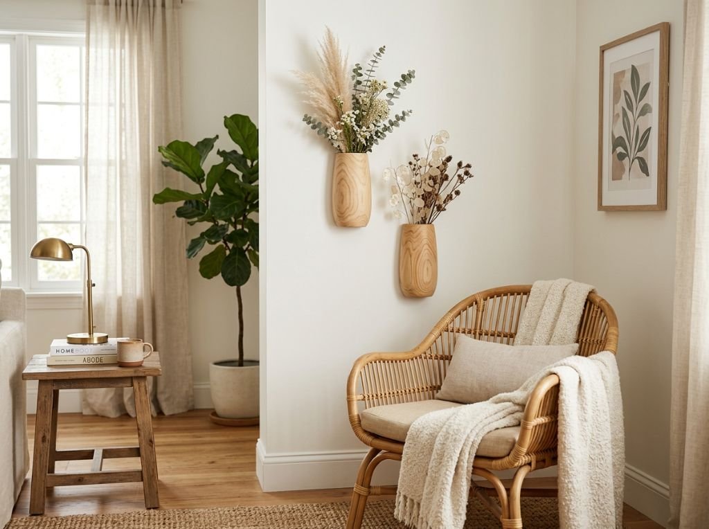 A stunning, high-resolution 4: - 10 Best Boho and Farmhouse Wall Planters for a Cozy Interior Refresh