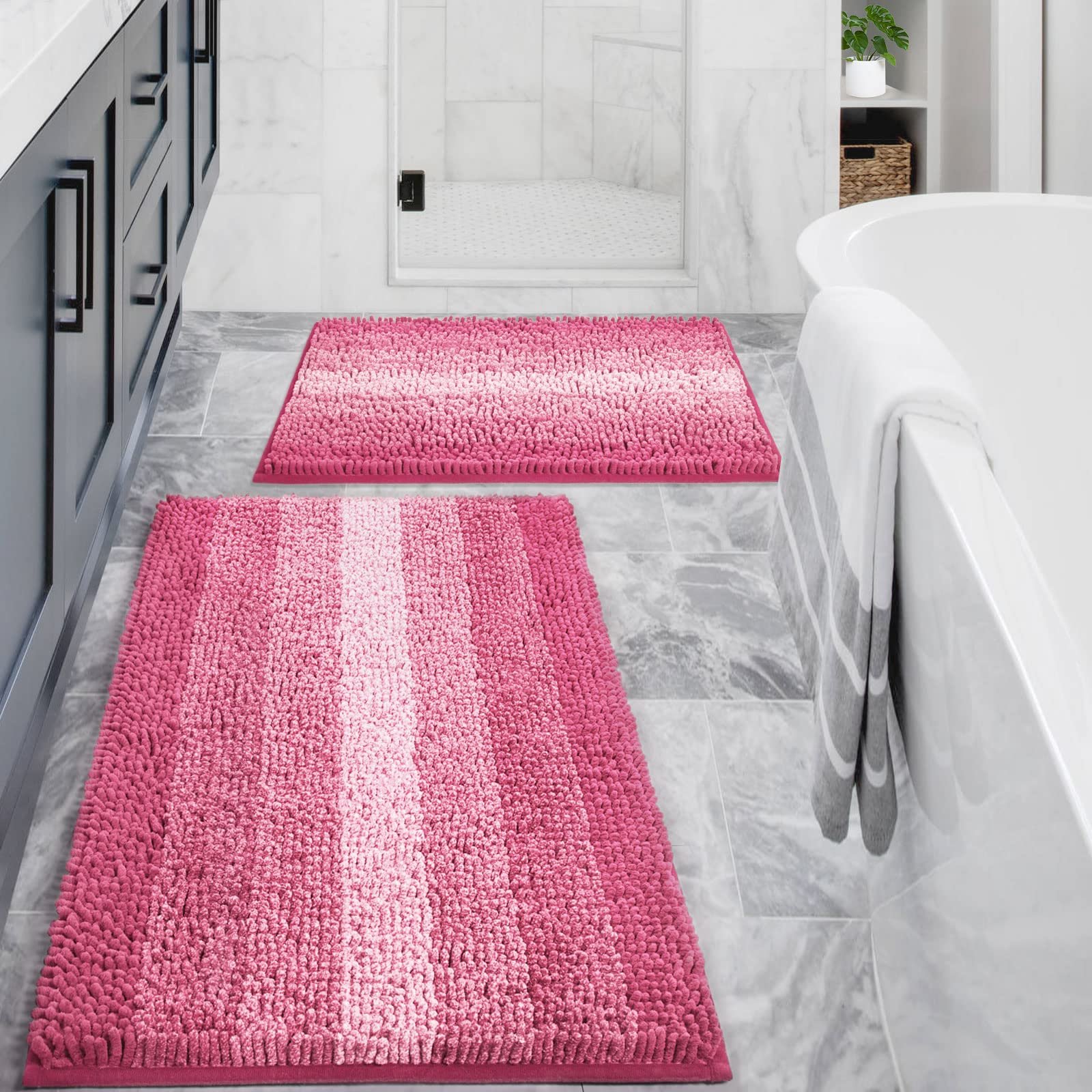 Product - 10 Best Pink Bathroom Rugs for Every Aesthetic: From Spa-Like Luxury to Quirky Charm