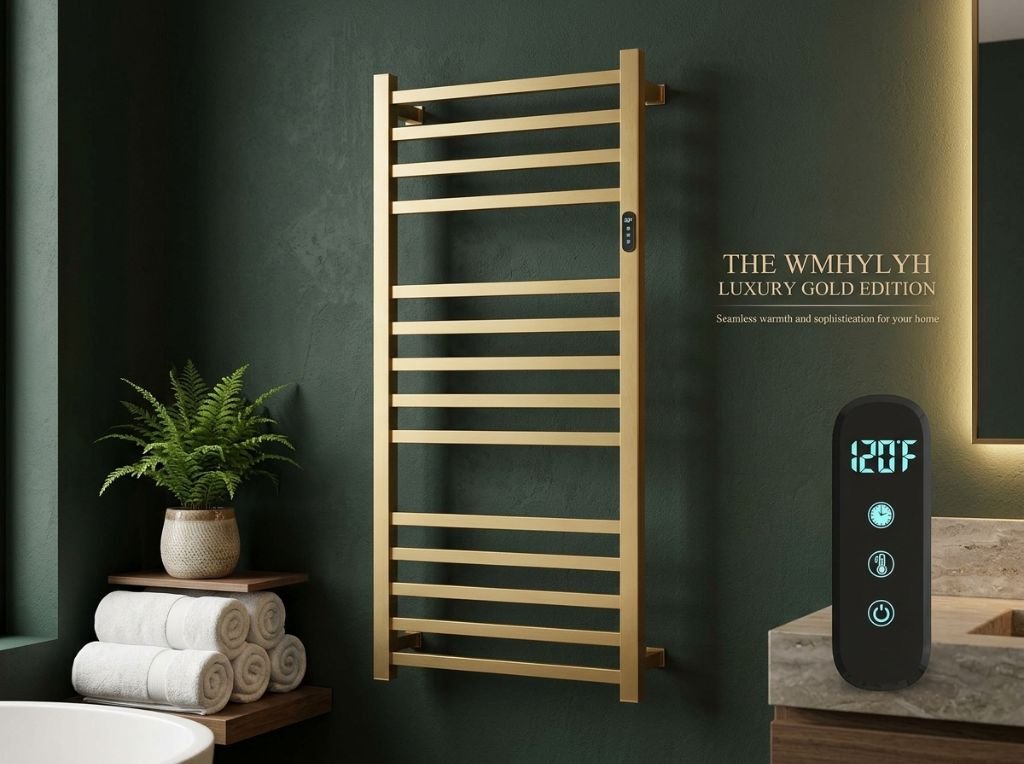 A stunning, high-resolution 4: - Smart Heating Solutions: The Best Heated Towel Racks with Digital Timers for 2026