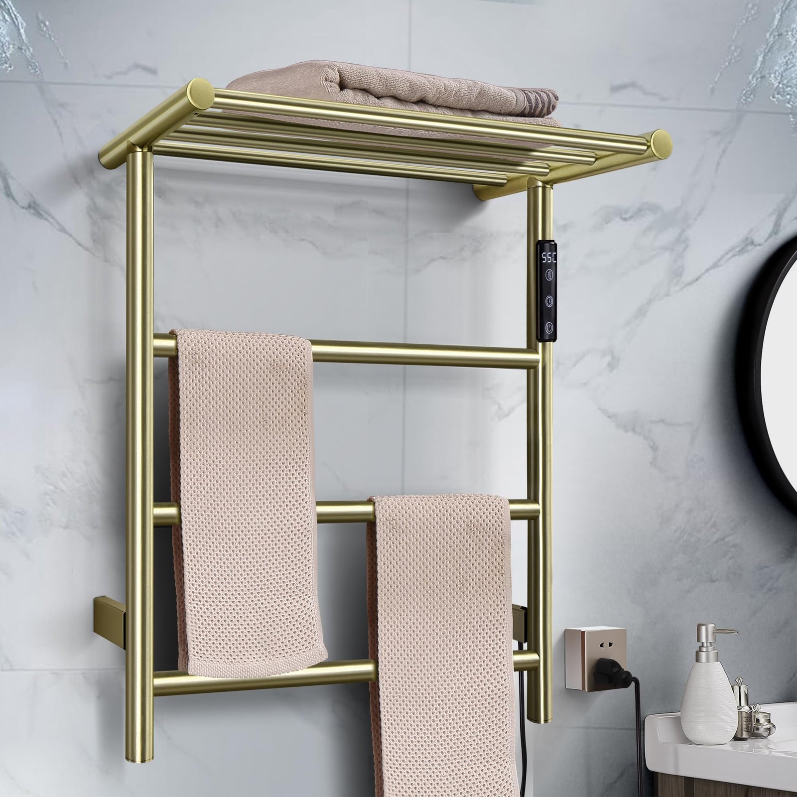 Product - Smart Heating Solutions: The Best Heated Towel Racks with Digital Timers for 2026