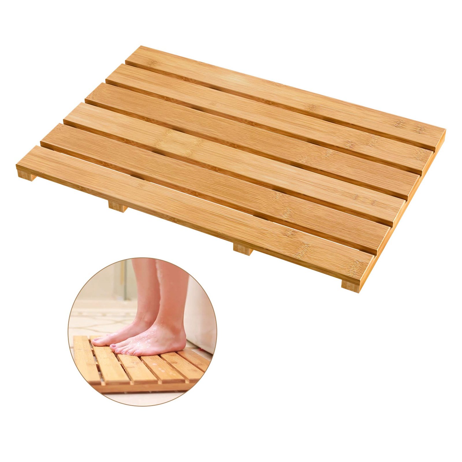 Product - Sustainable & Stylish: Top Bamboo Bath Mats for an Eco-Conscious Home