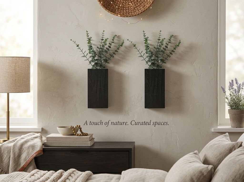 A stunning, high-resolution 4: - The Busy Professional’s Guide to Faux Greenery: 10 Low-Maintenance Wall Vases for Insta