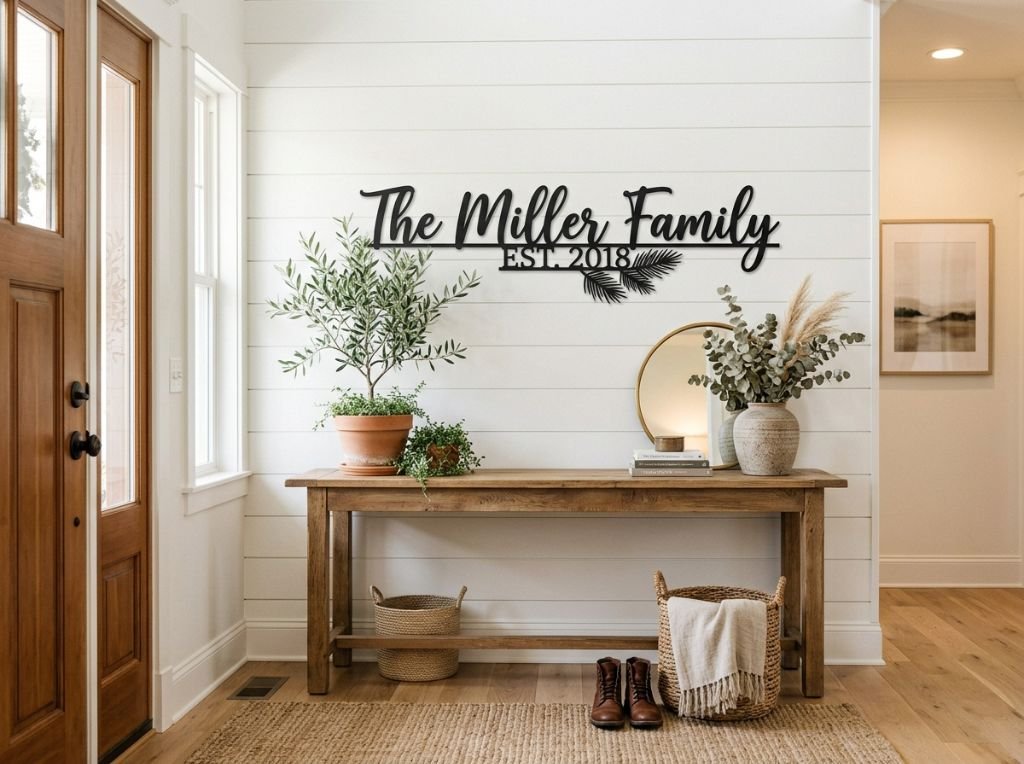 A stunning, high-resolution 4: - Top 10 Personalized Family Signs to Transform Your Home: The Ultimate Decor Guide