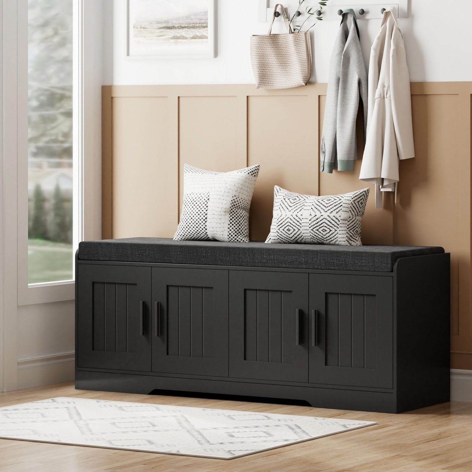Product - Ultimate Organization: Best Modern Entryway Benches with Hidden Shoe Storage