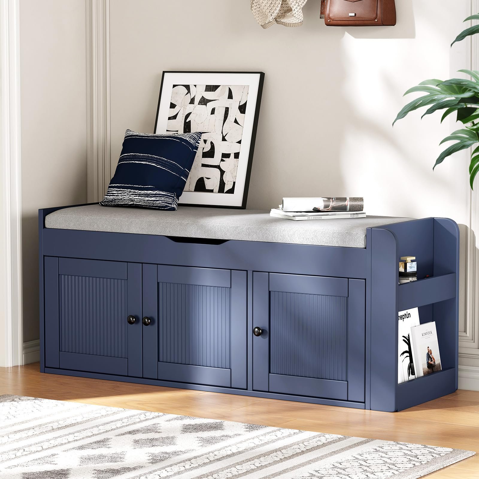 Product - Ultimate Organization: Best Modern Entryway Benches with Hidden Shoe Storage