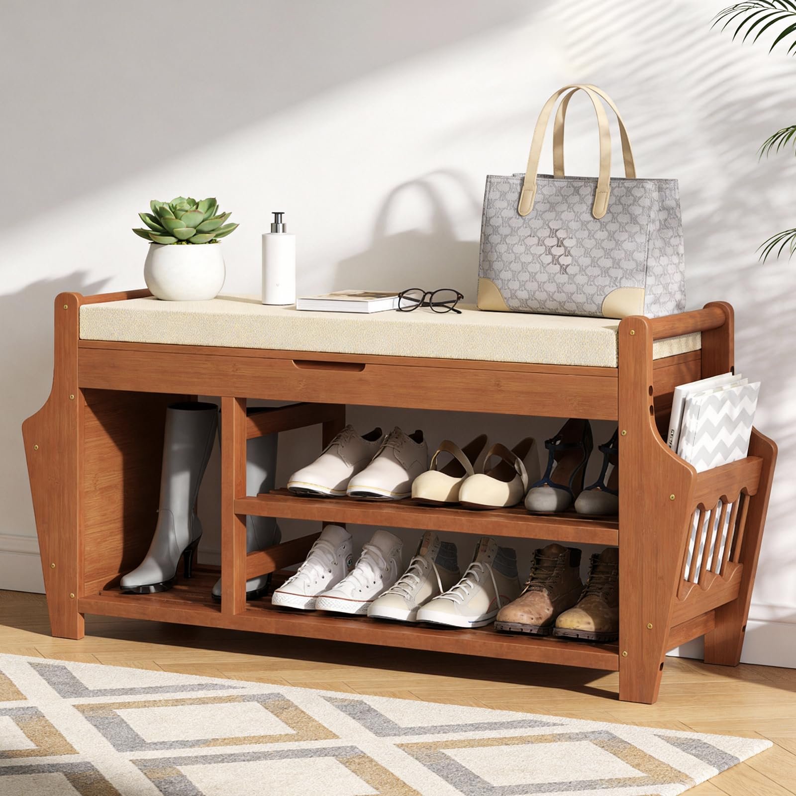 Product - Ultimate Organization: Best Modern Entryway Benches with Hidden Shoe Storage