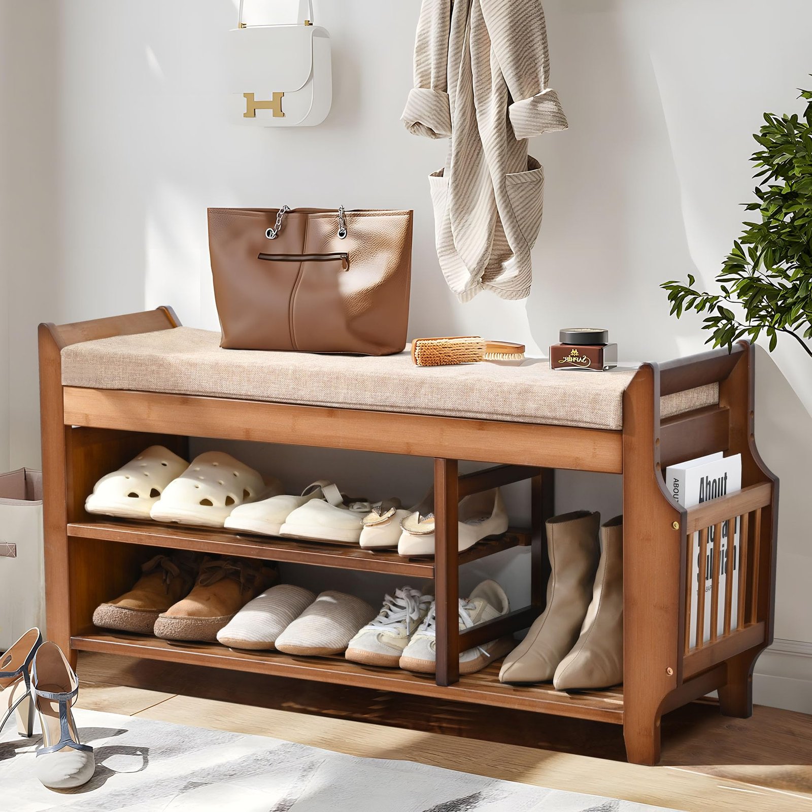 Product - Ultimate Organization: Best Modern Entryway Benches with Hidden Shoe Storage
