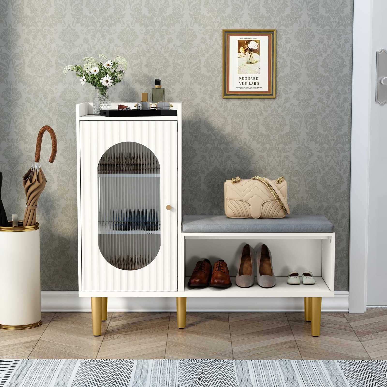 Product - Ultimate Organization: Best Modern Entryway Benches with Hidden Shoe Storage